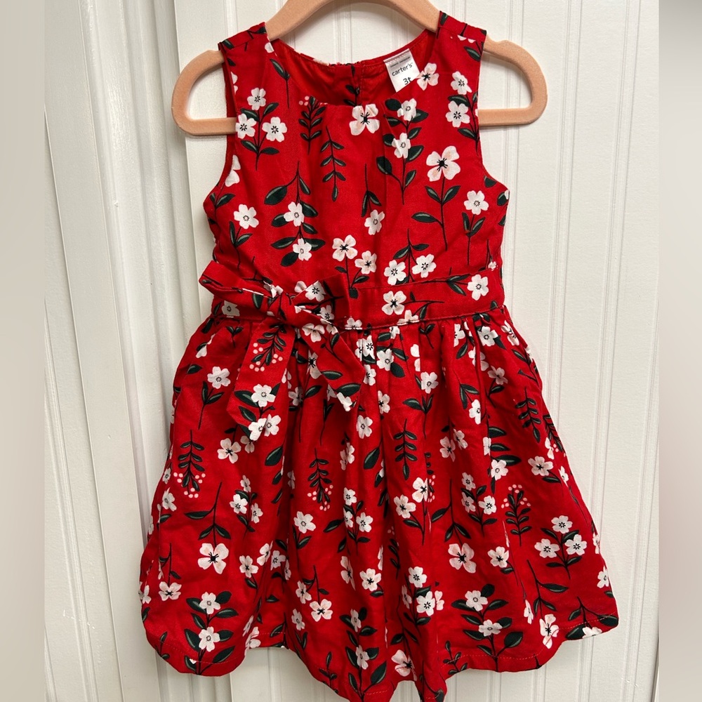 Carter’s Red Baby Floral Dress